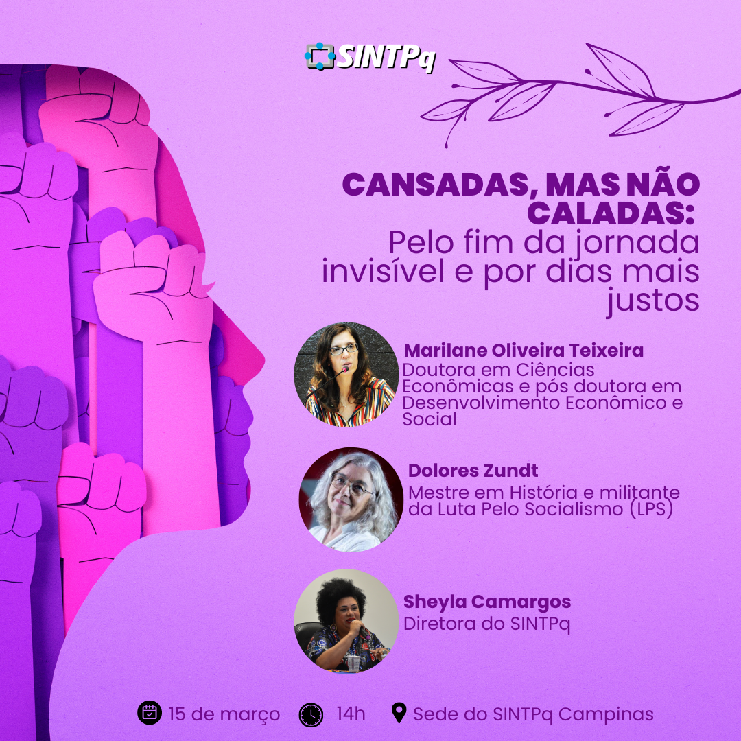 Mulheres vão às ruas em Campinas por direitos, democracia e justiça social