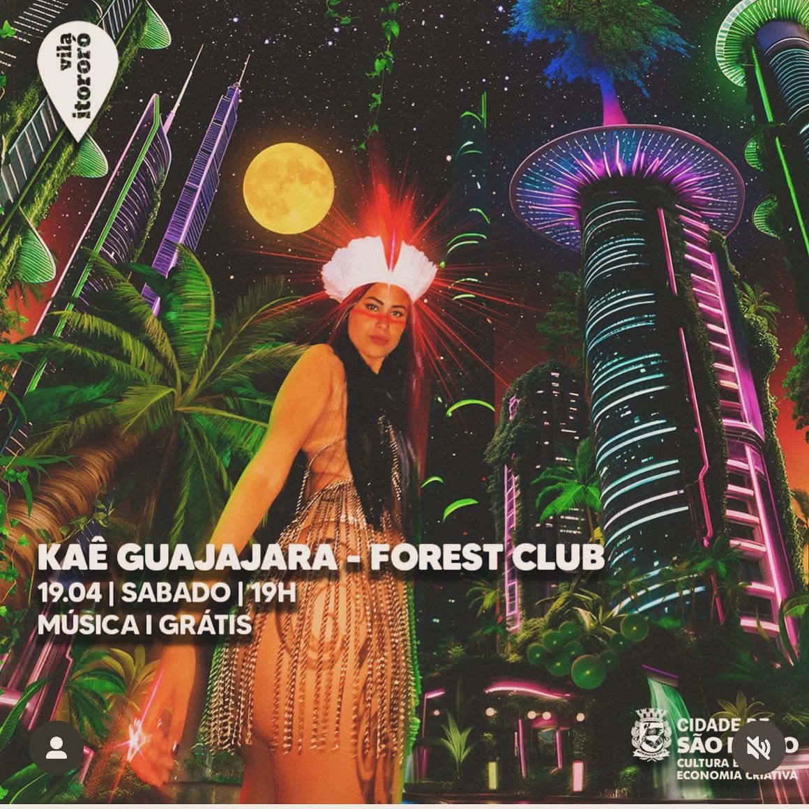 Ka Guajajara traz msica ancestral e ativismo para o Forest Club
