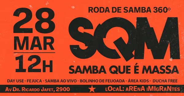 “Samba Que É Massa” celebra 10 anos com entrada gratuita